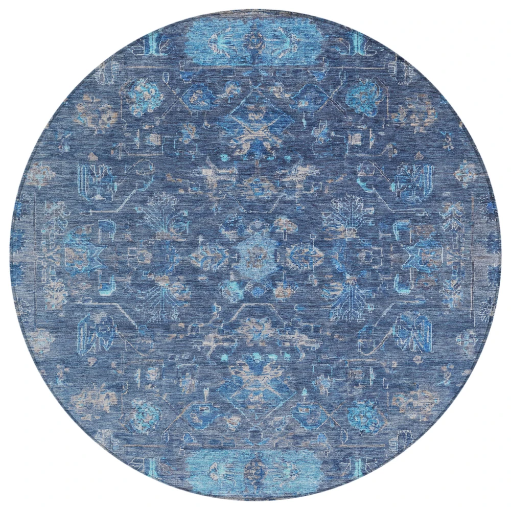 Chantille ACN2323 Navy 8' x 8' Rug