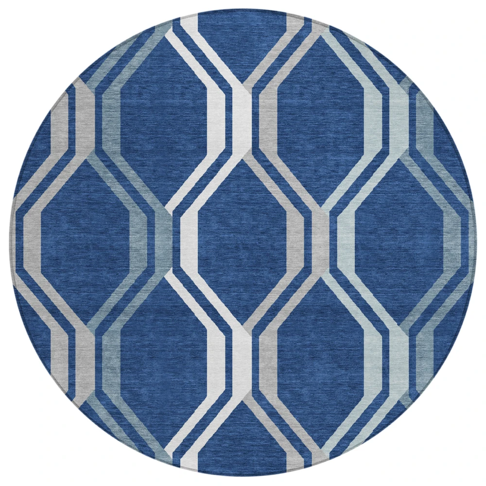 Chantille ACN2326 Navy 8' x 8' Rug