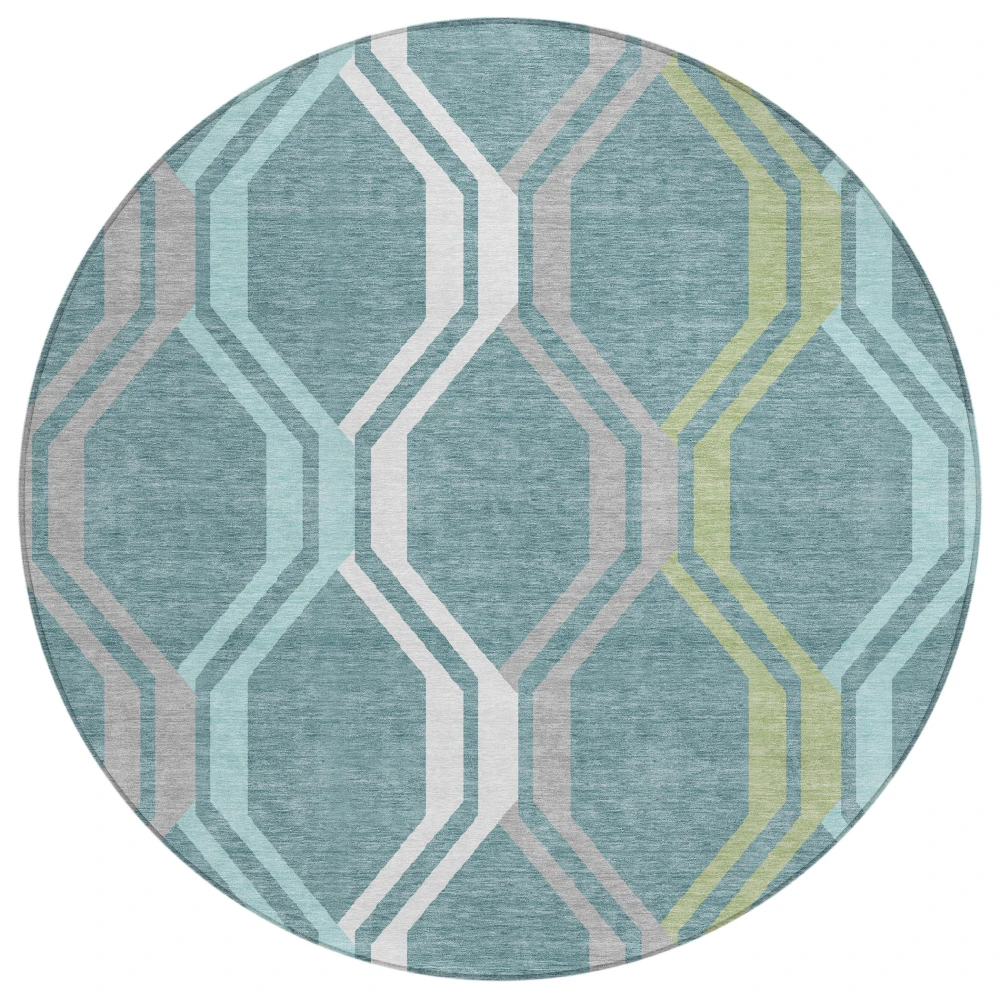 Chantille ACN2326 Teal 8' x 8' Rug