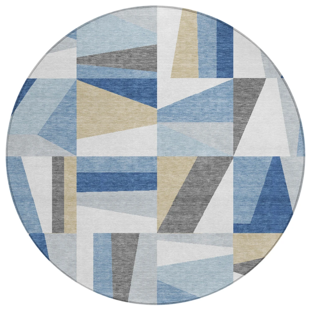 Chantille ACN2327 Blue 8' x 8' Rug
