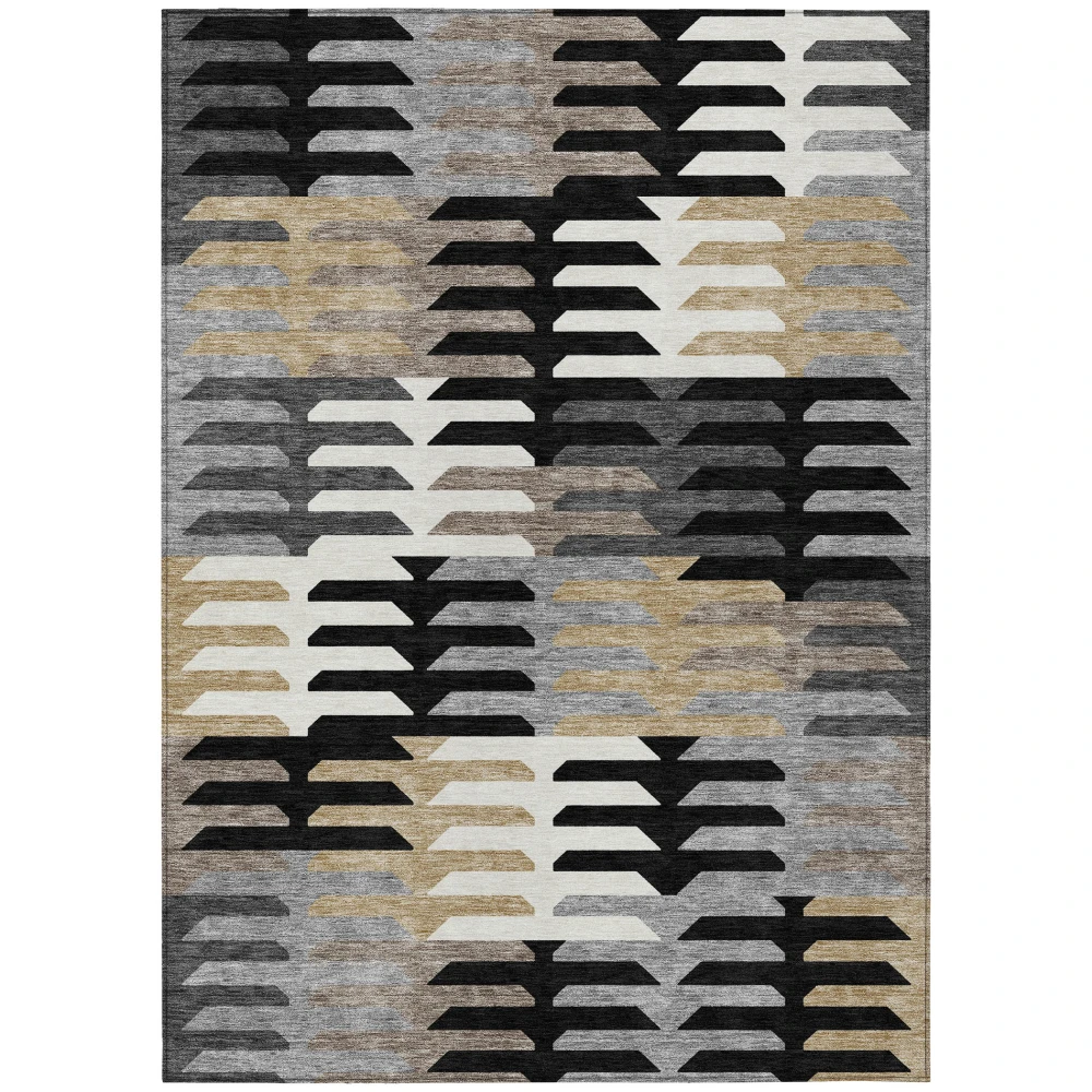 Chantille ACN2328 Black 3' x 5' Rug