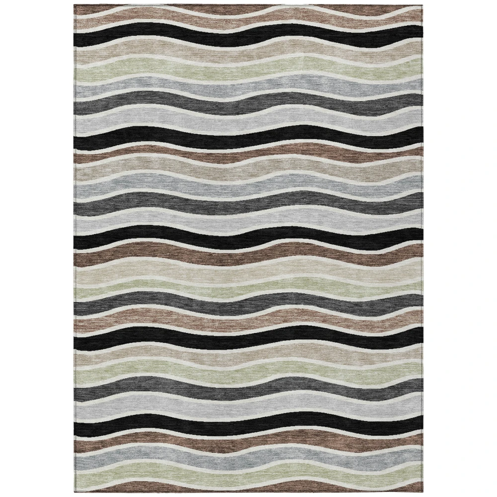 Chantille ACN2333 Black 3' x 5' Rug