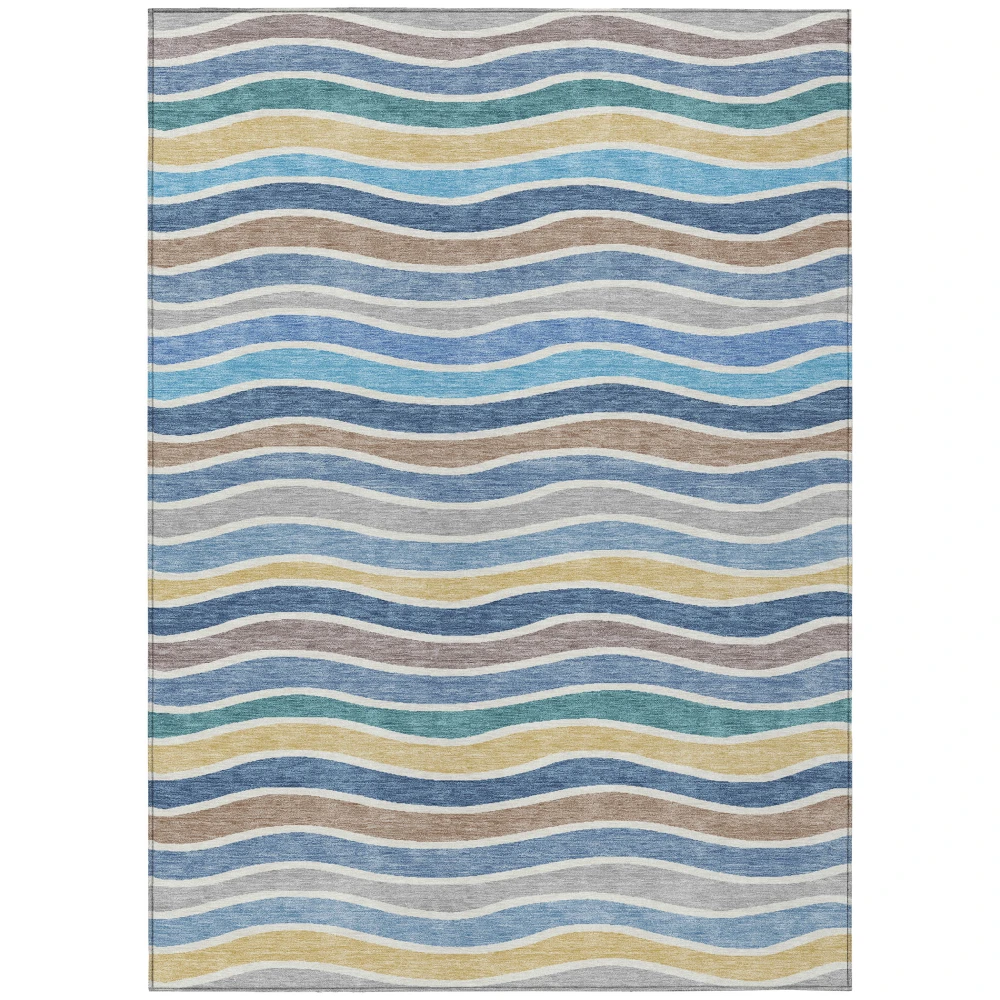 Chantille ACN2333 Blue 5' x 7'6