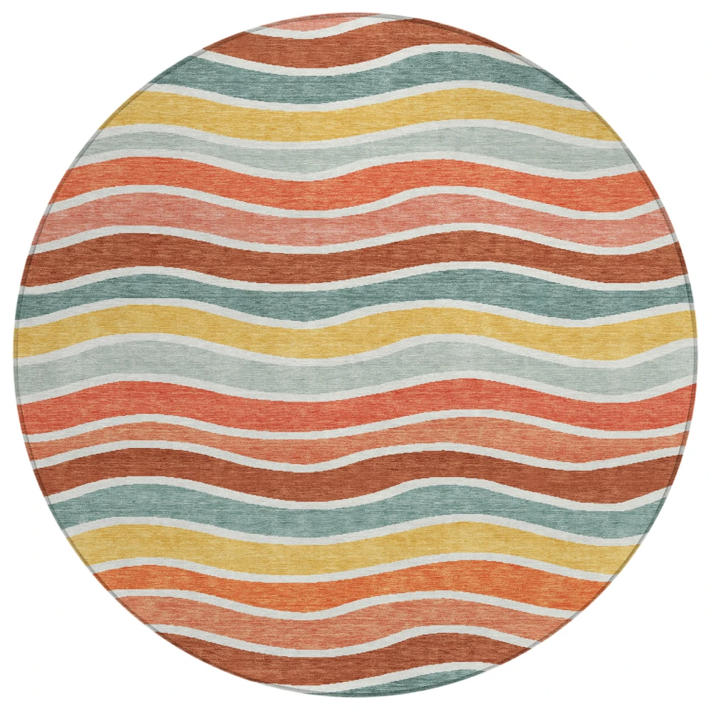 Chantille ACN2333 Coral 8' x 8' Rug