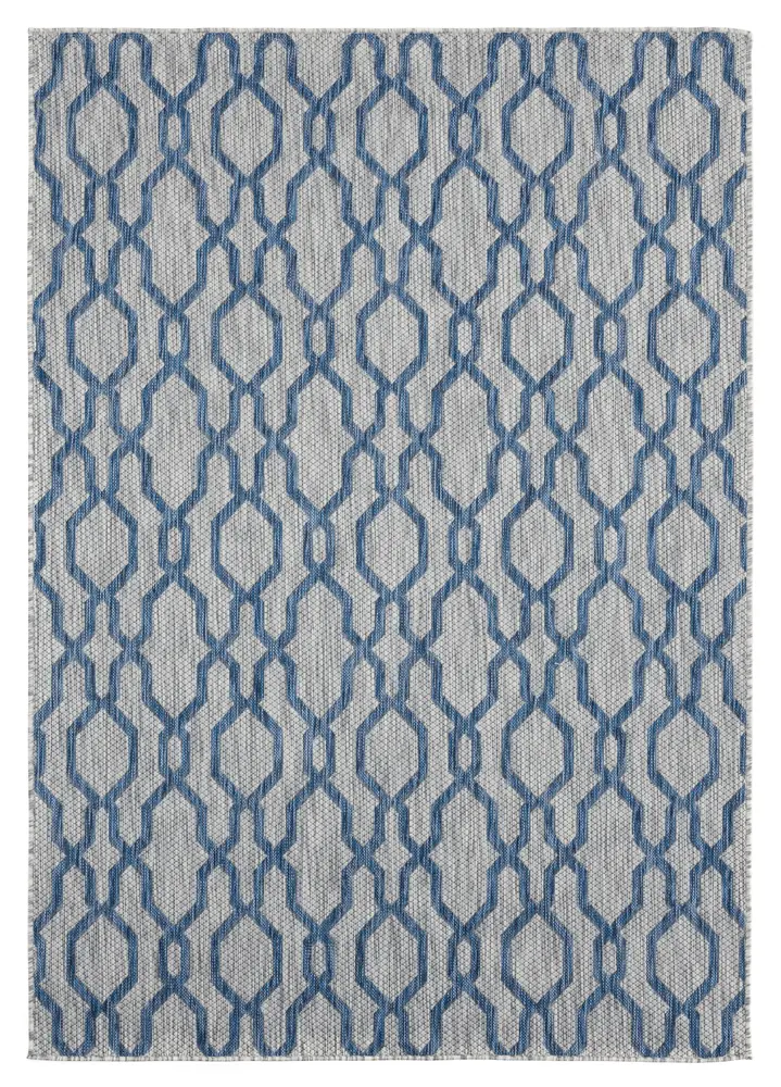 United Weavers Augusta Belle Mare Blue Area Rug 5'3