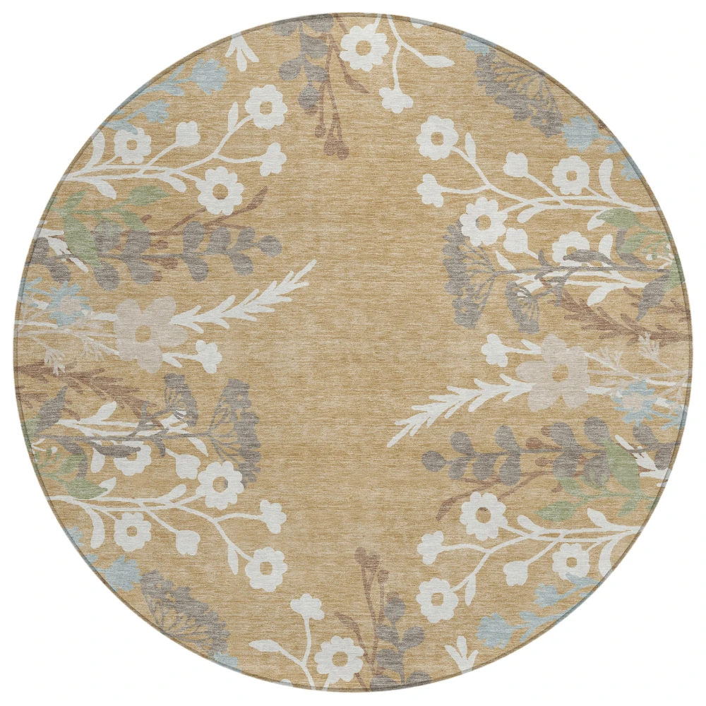 Chantille ACN2334 Gold 8' x 8' Rug