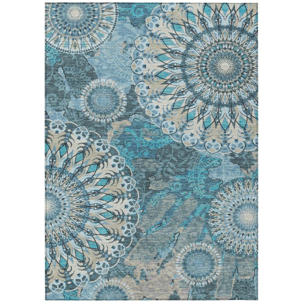 Chantille ACN2335 Teal 5' x 7'6