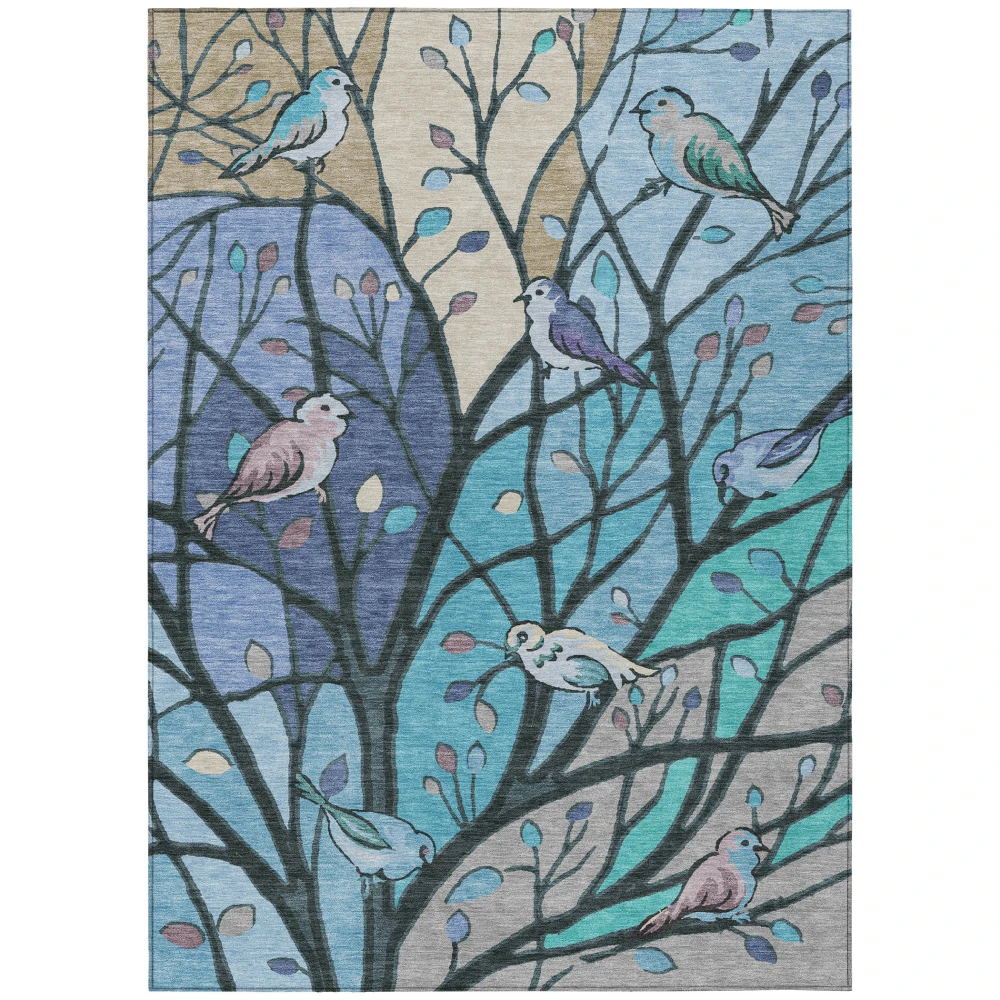 Chantille ACN2336 Blue 3' x 5' Rug