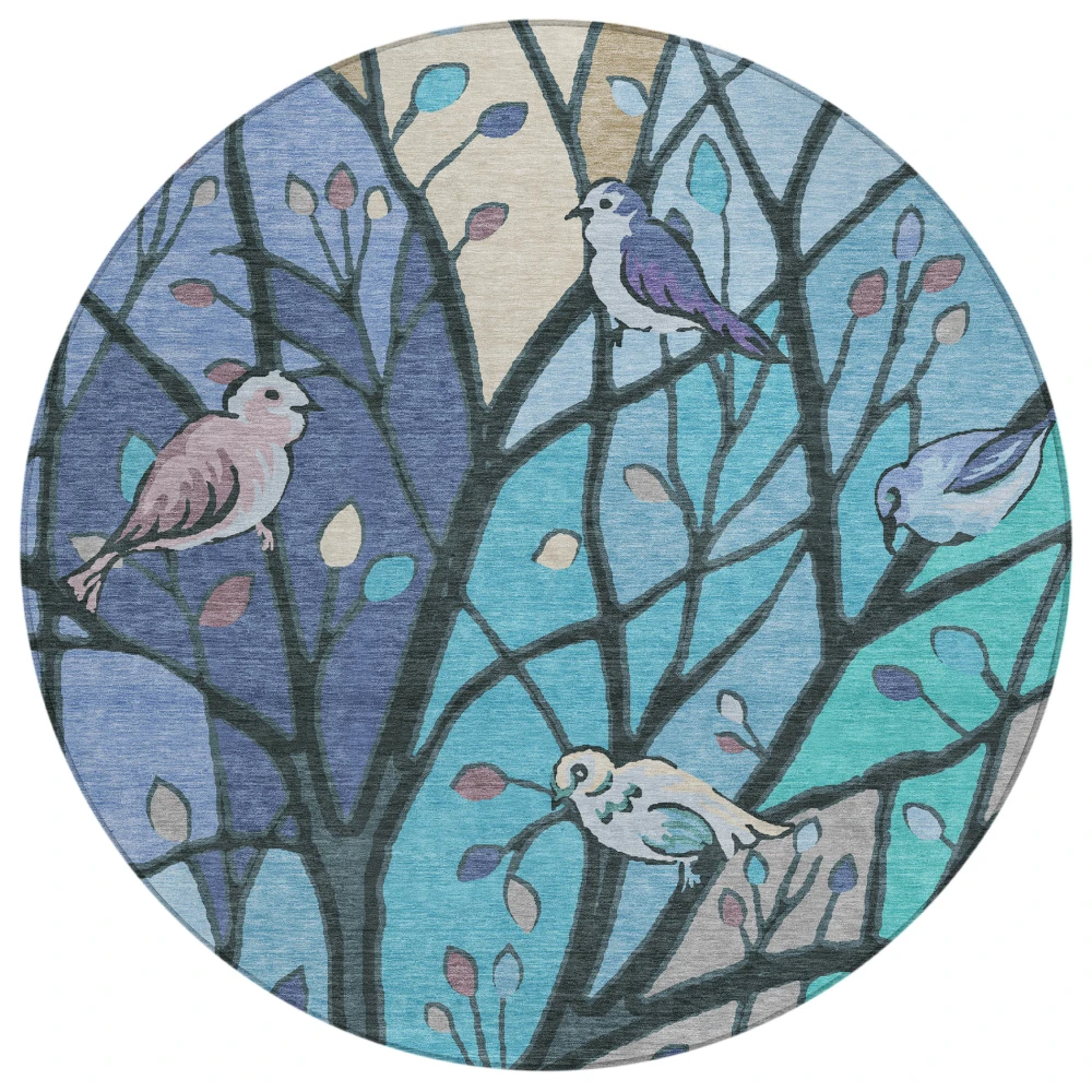Chantille ACN2336 Blue 8' x 8' Rug
