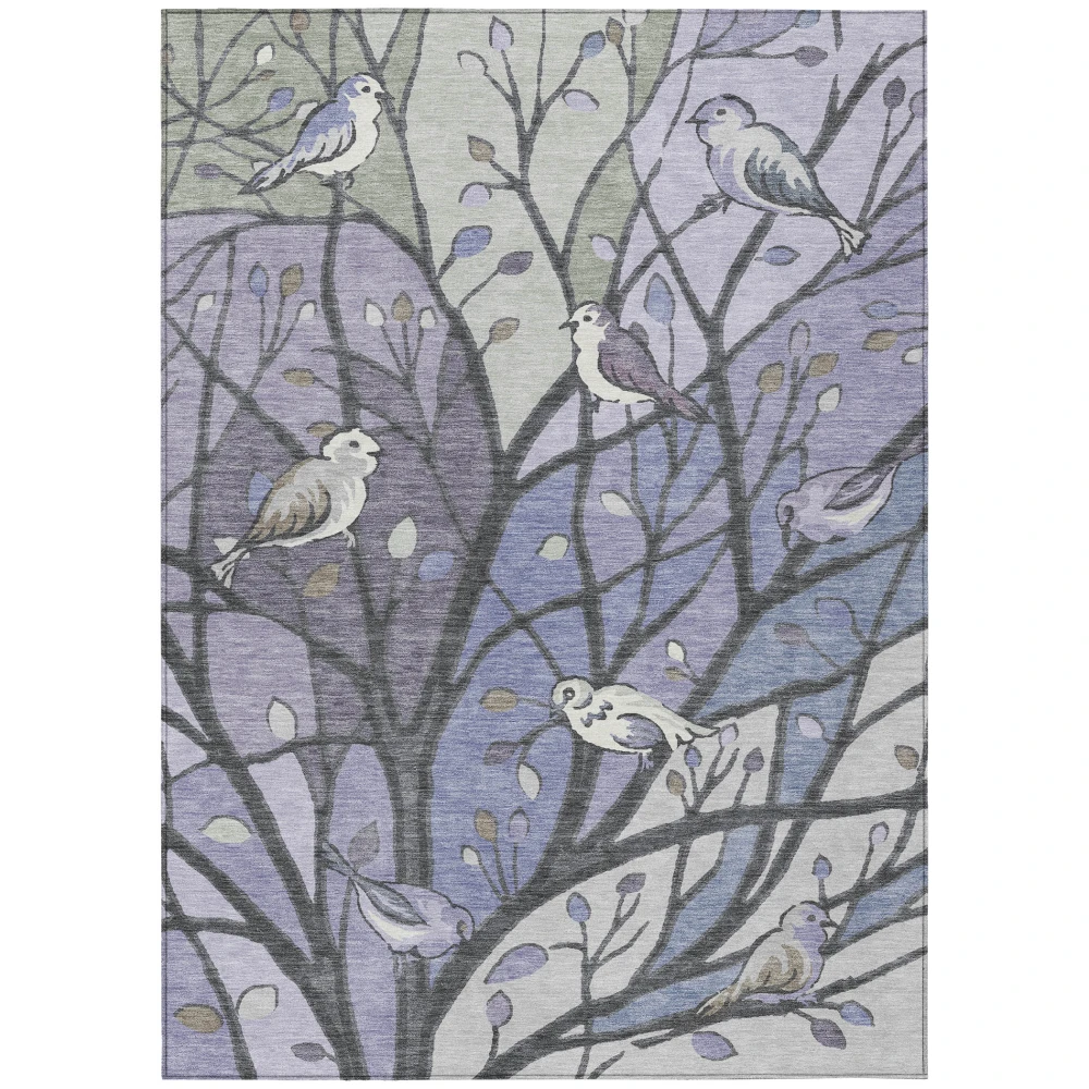 Chantille ACN2336 Purple 5' x 7'6