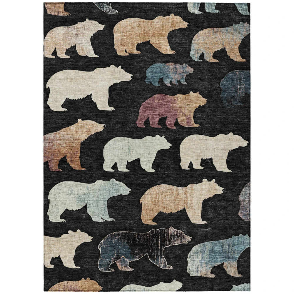 Chantille ACN2338 Black 8' x 10' Rug