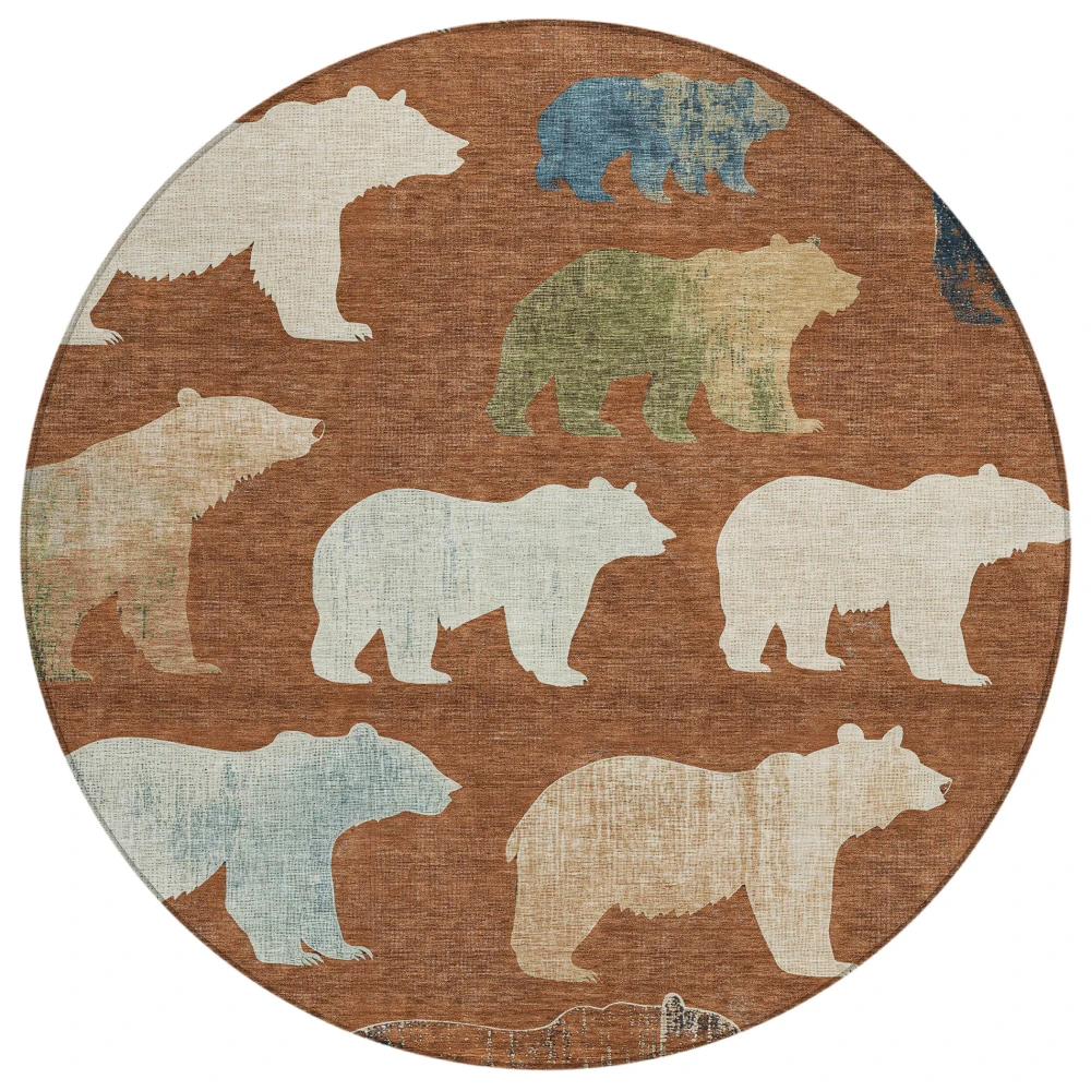 Chantille ACN2338 Paprika 8' x 8' Rug