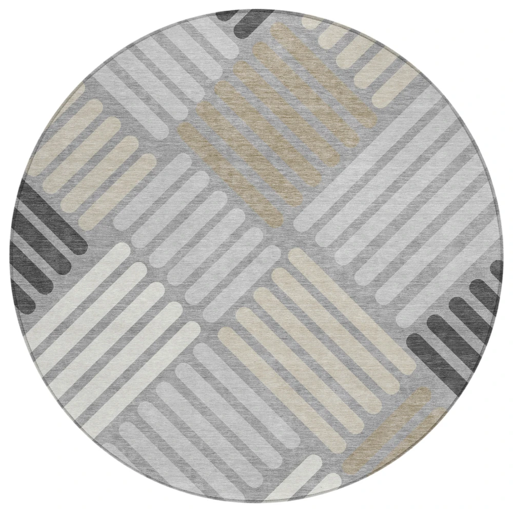 Chantille ACN2339 Gray 8' x 8' Rug