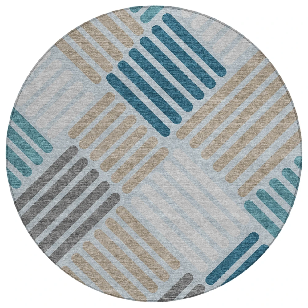 Chantille ACN2339 Teal 8' x 8' Rug