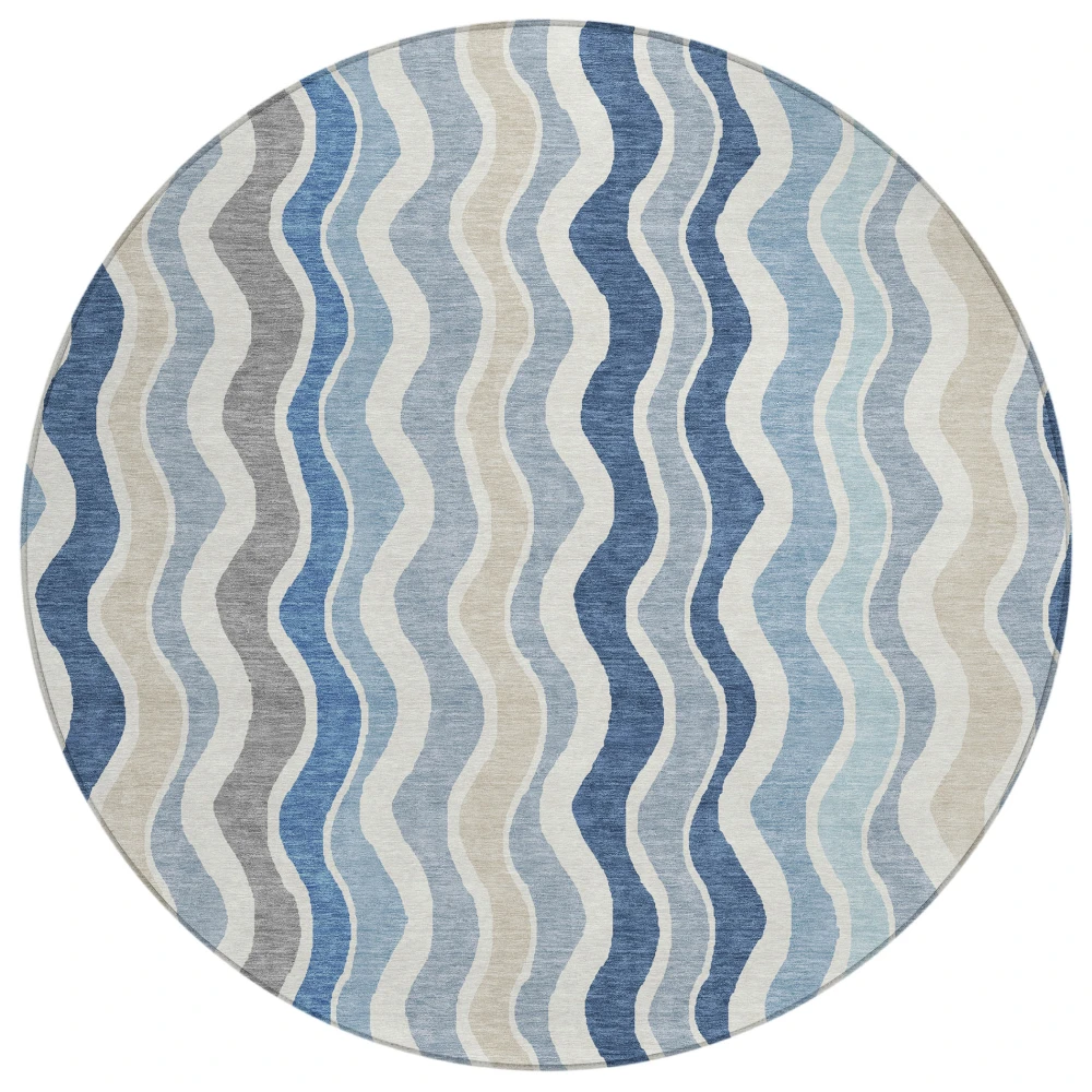 Chantille ACN2342 Blue 8' x 8' Rug