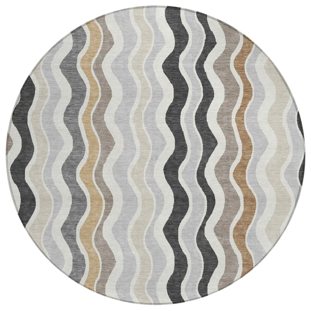 Chantille ACN2342 Charcoal 8' x 8' Rug
