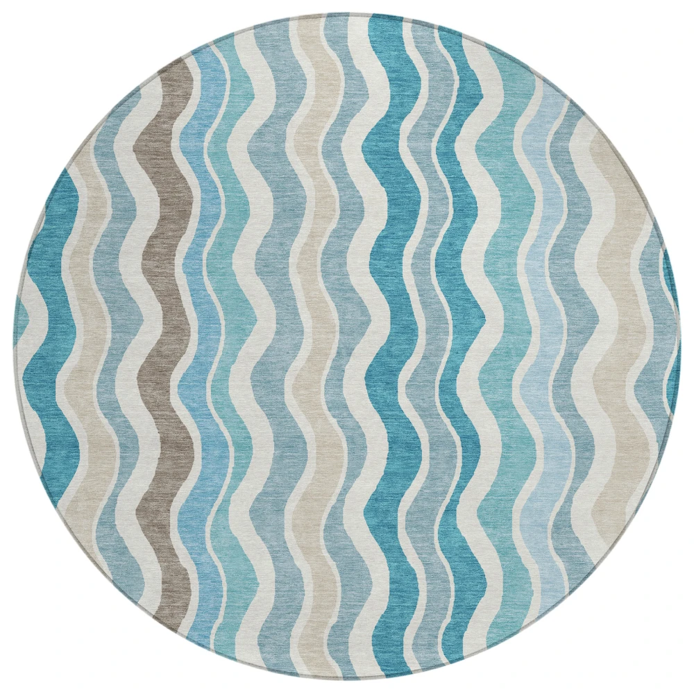 Chantille ACN2342 Teal 8' x 8' Rug