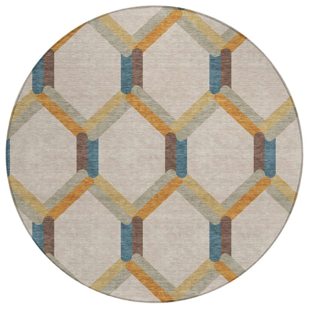 Chantille ACN2343 Beige 8' x 8' Rug