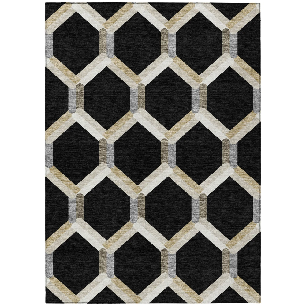 Chantille ACN2343 Black 5' x 7'6