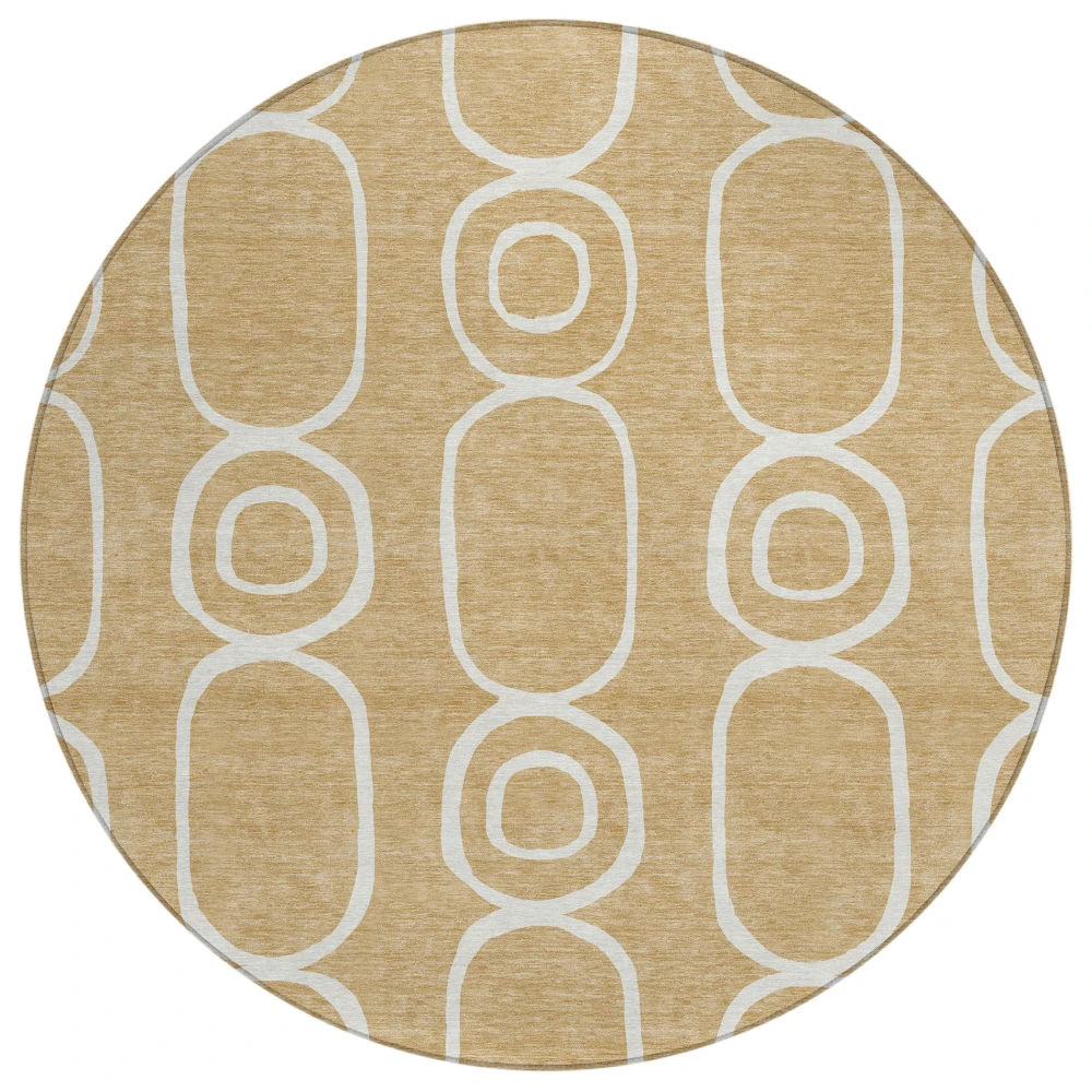 Chantille ACN2344 Gold 8' x 8' Rug
