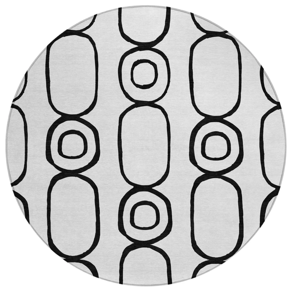 Chantille ACN2344 White 8' x 8' Rug