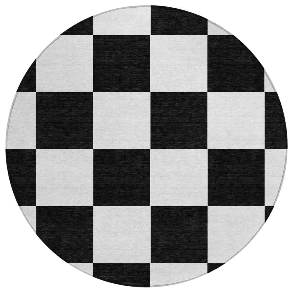Chantille ACN2345 Black 8' x 8' Rug