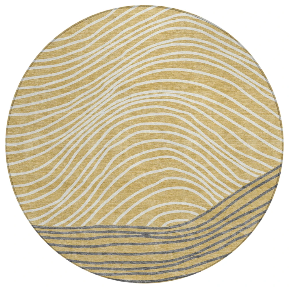 Chantille ACN2350 Gold 8' x 8' Rug