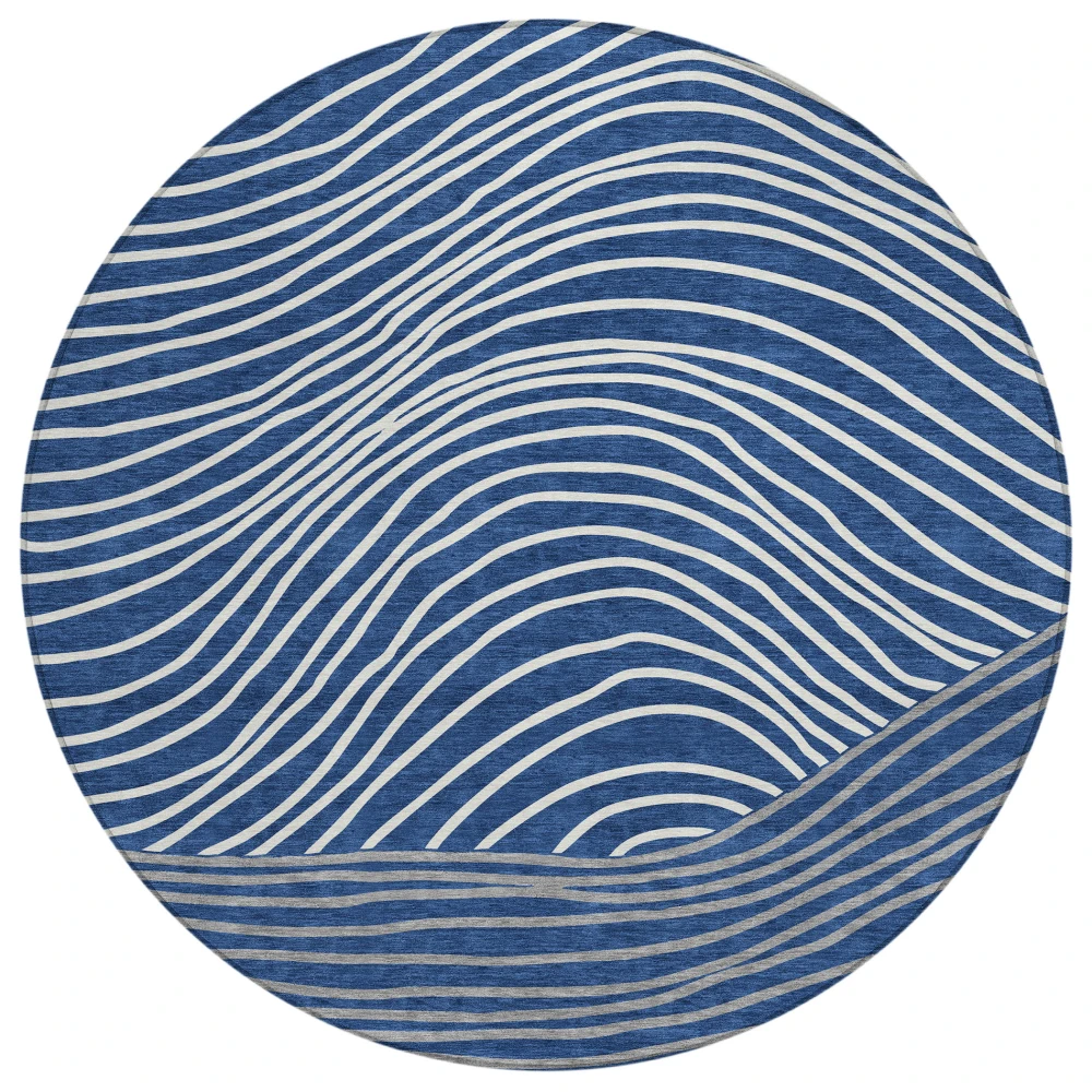 Chantille ACN2350 Navy 8' x 8' Rug