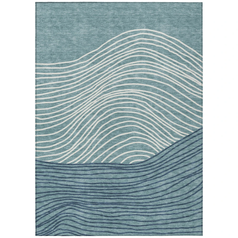 Chantille ACN2350 Teal 5' x 7'6