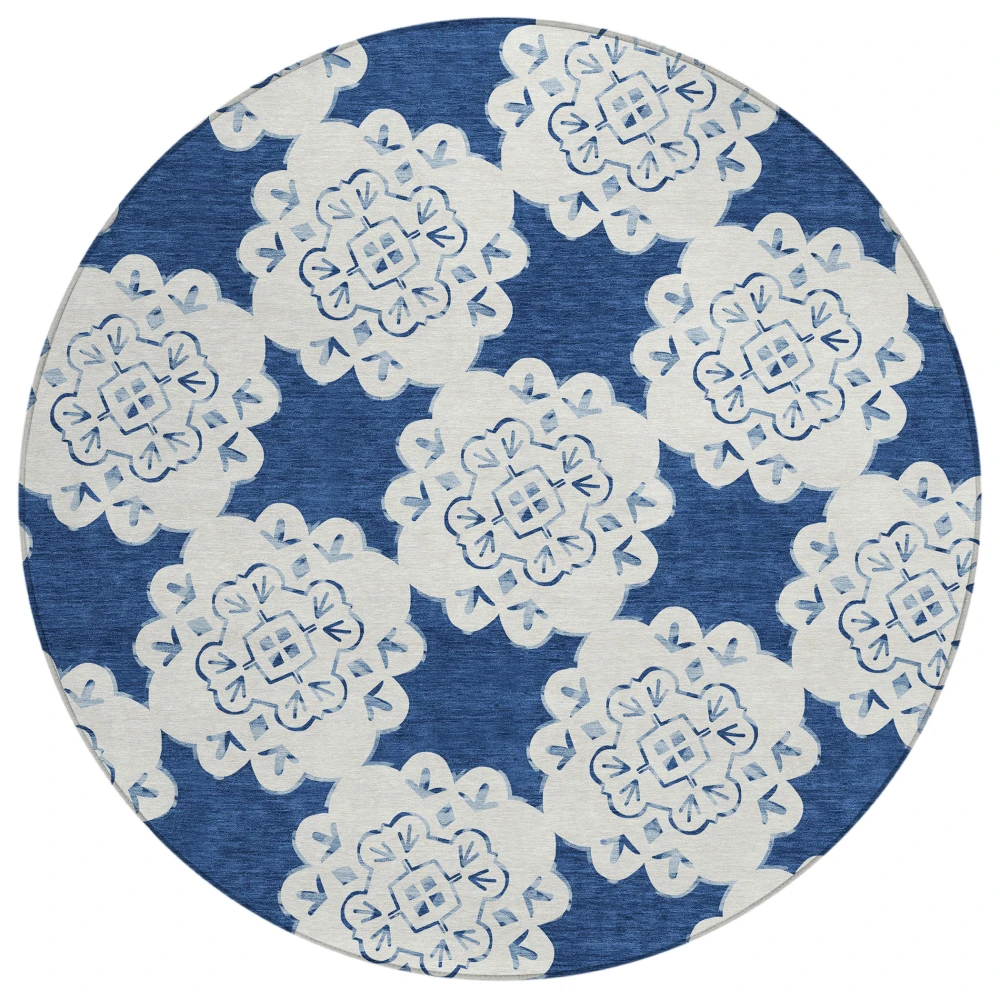 Chantille ACN2352 Navy 8' x 8' Rug