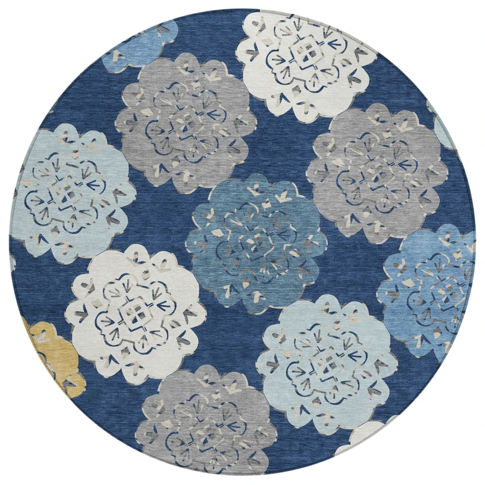Chantille ACN2353 Navy 8' x 8' Rug