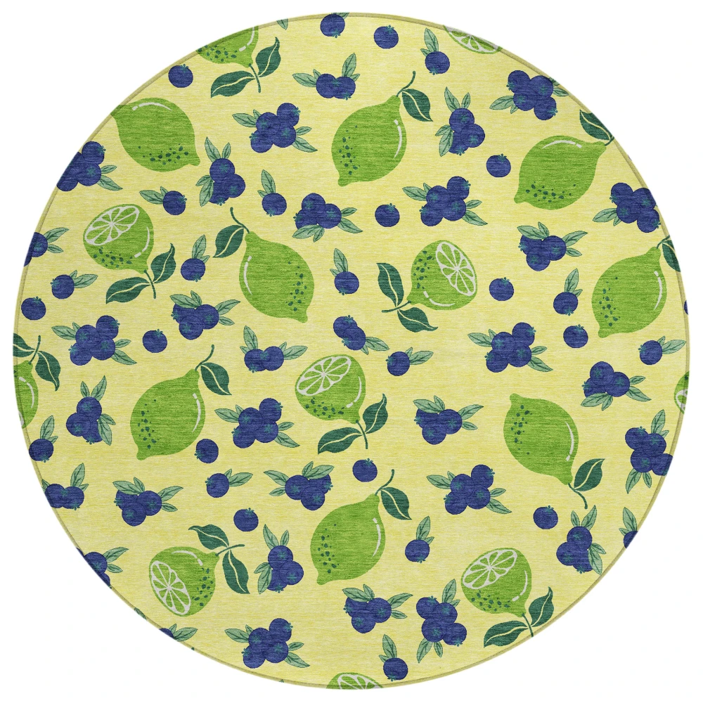 Chantille ACN2354 Yellow 8' x 8' Rug