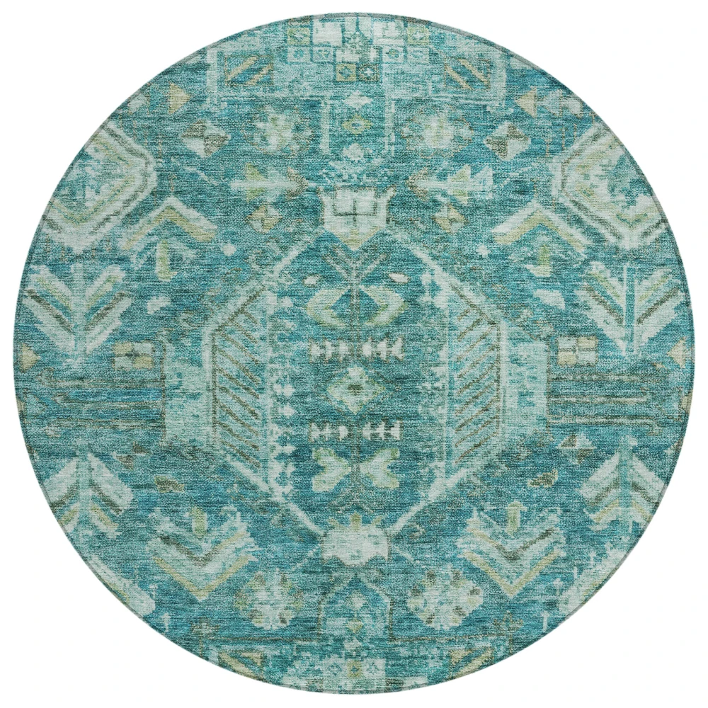 Chantille ACN2356 Turquoise 8' x 8' Rug