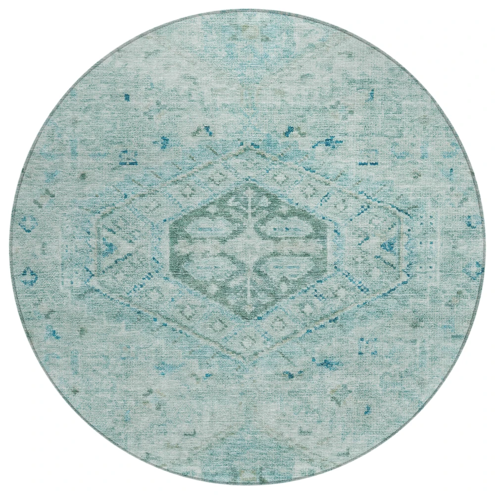 Chantille ACN2357 Aqua 8' x 8' Rug