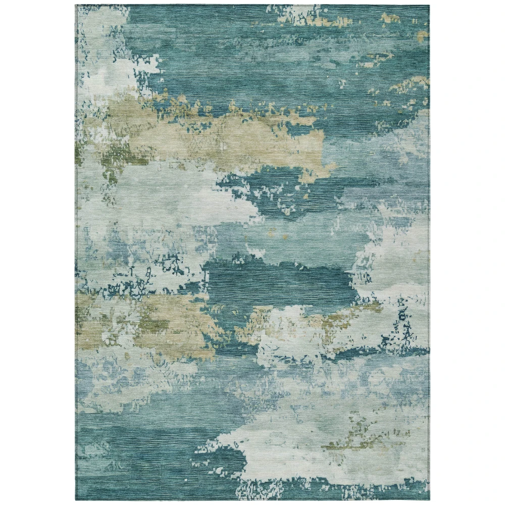 Chantille ACN2372 Teal 3' x 5' Rug