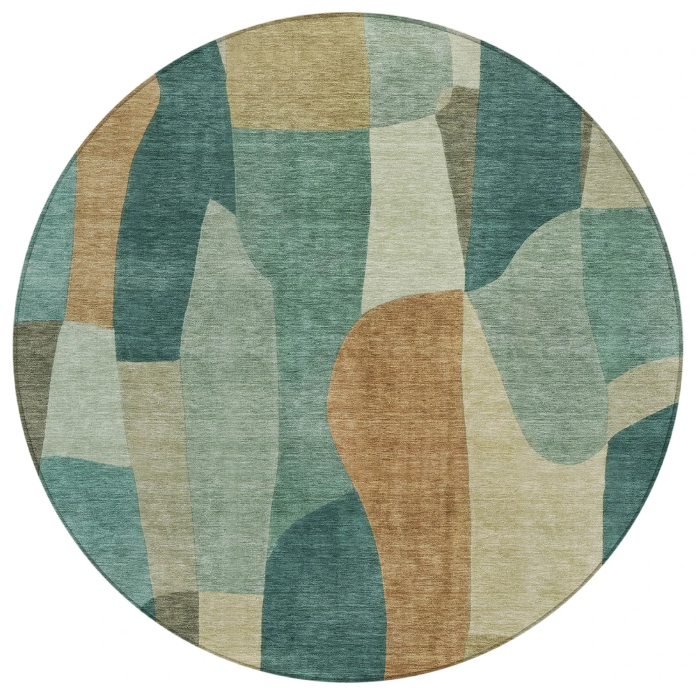 Chantille ACN2376 Teal 8' x 8' Rug