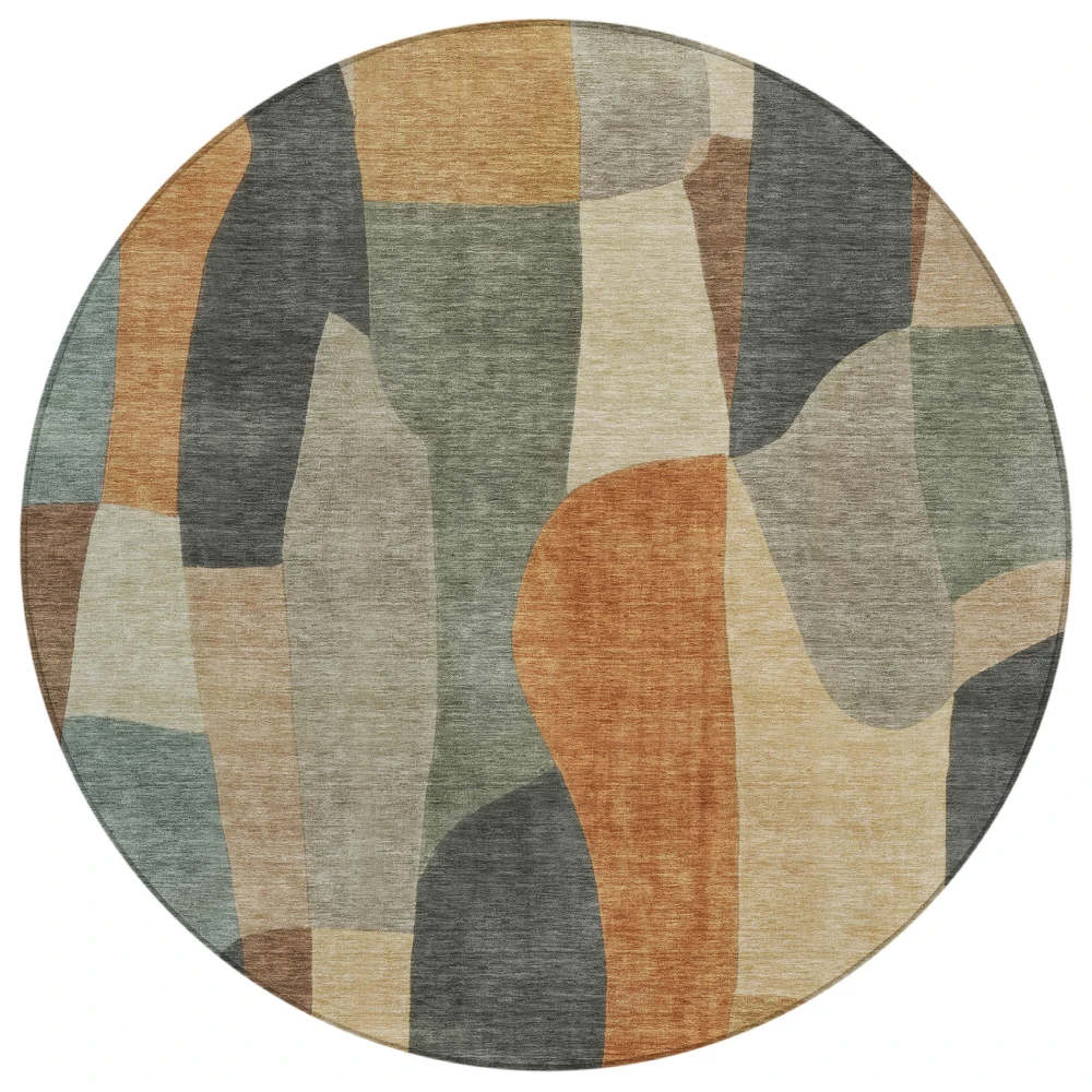 Chantille ACN2376 Terracotta 8' x 8' Rug