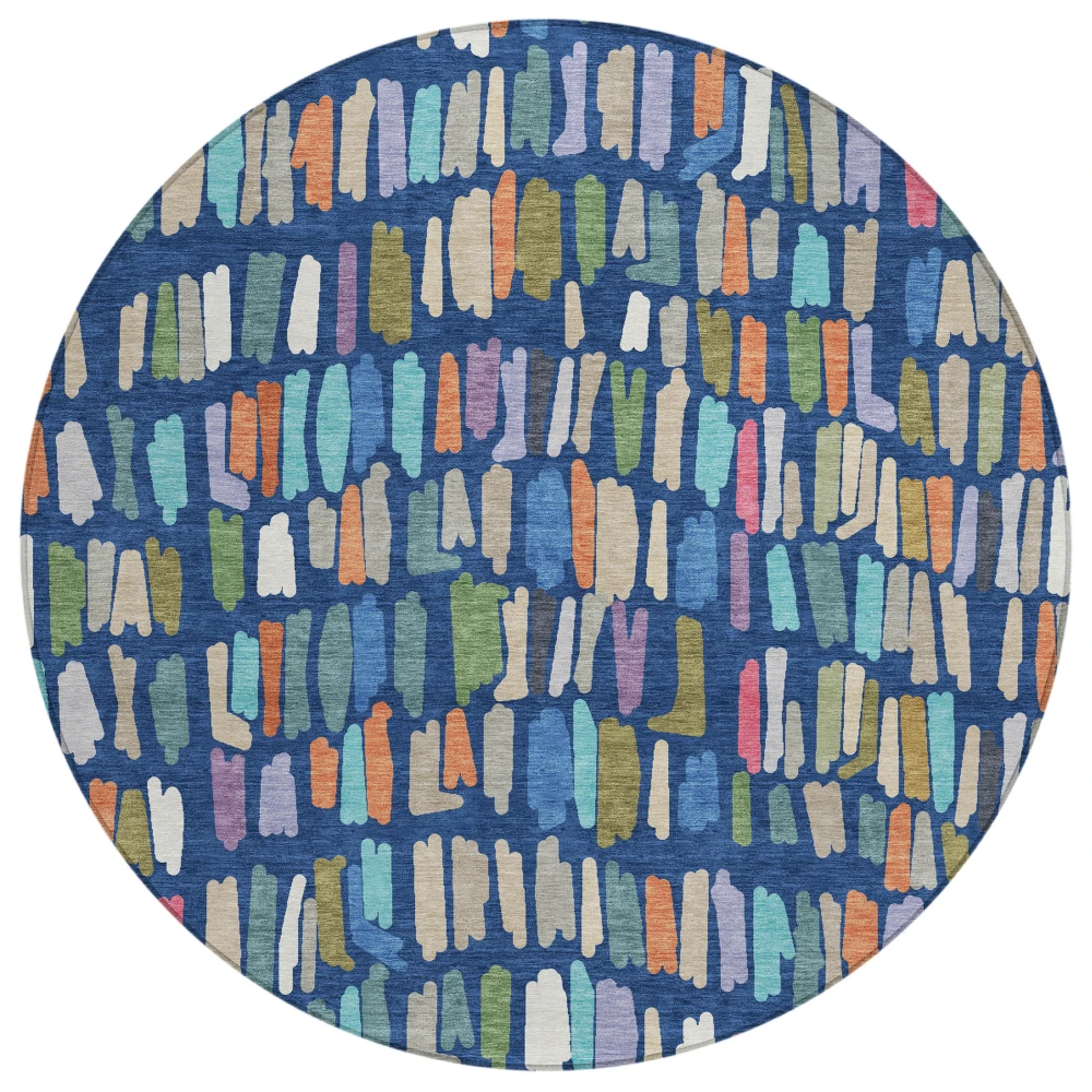 Chantille ACN2377 Navy 8' x 8' Rug