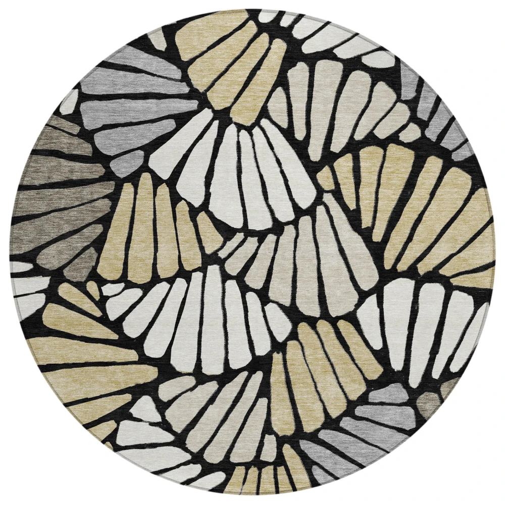 Chantille ACN2384 Black 8' x 8' Rug