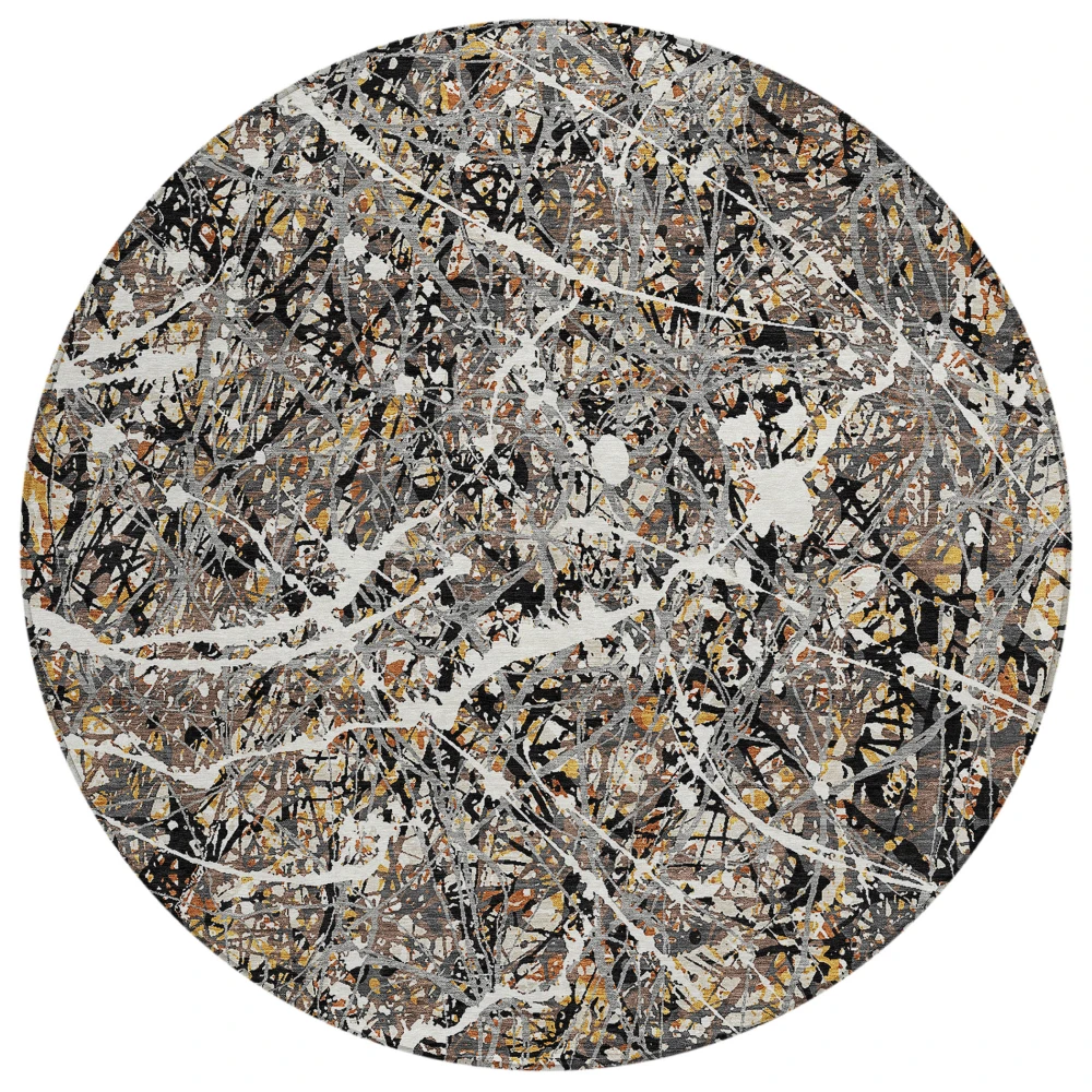 Chantille ACN2389 Black 8' x 8' Rug