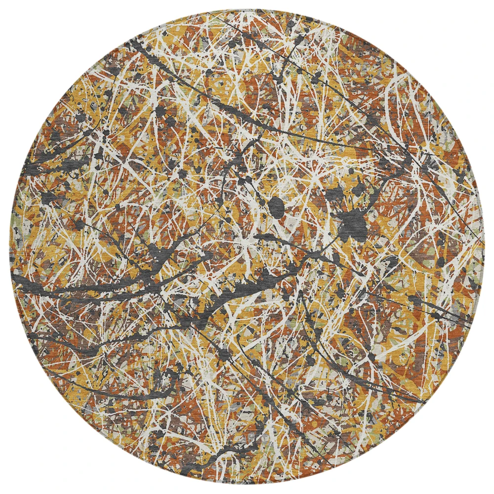 Chantille ACN2389 Gold 8' x 8' Rug