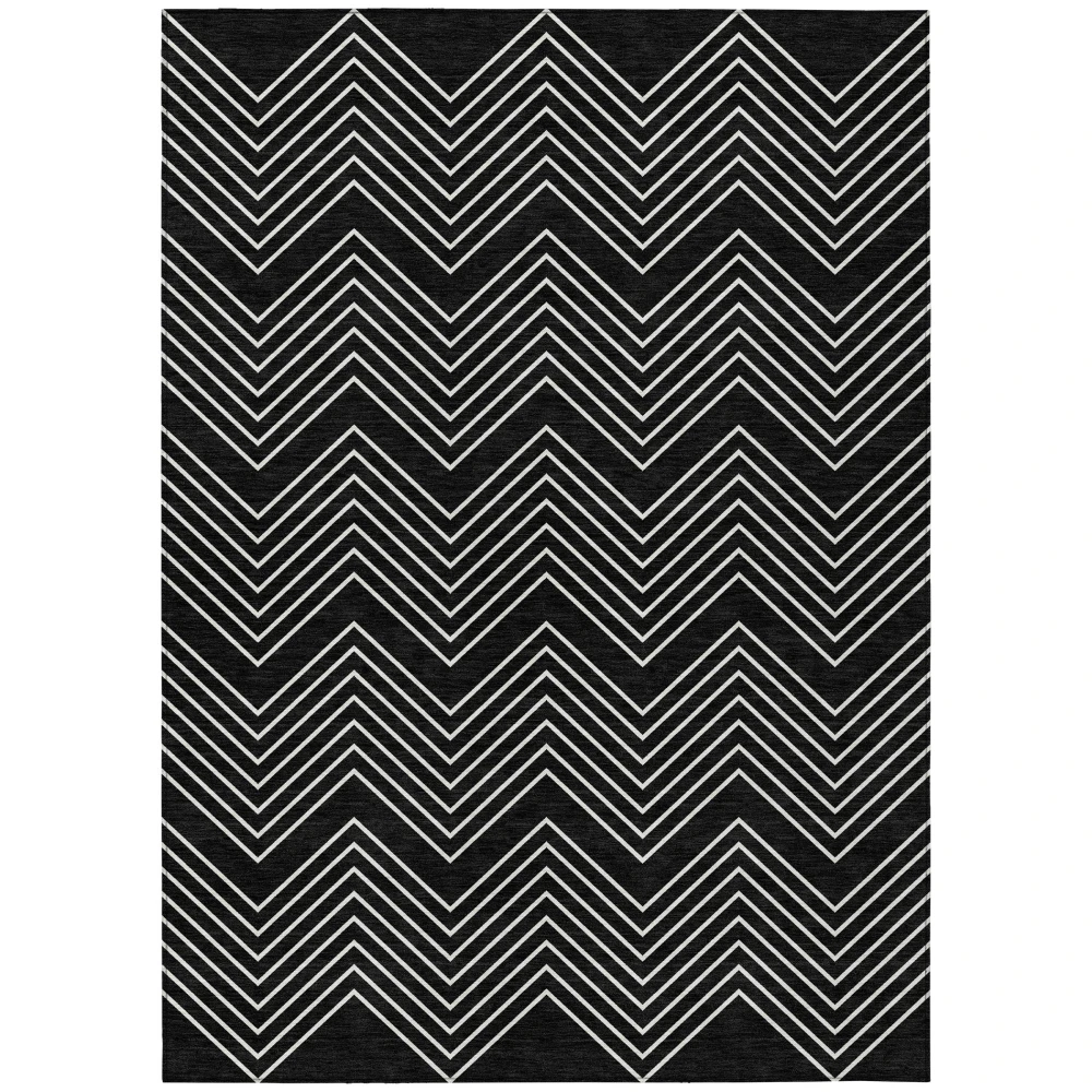 Chantille ACN2390 Black 5' x 7'6