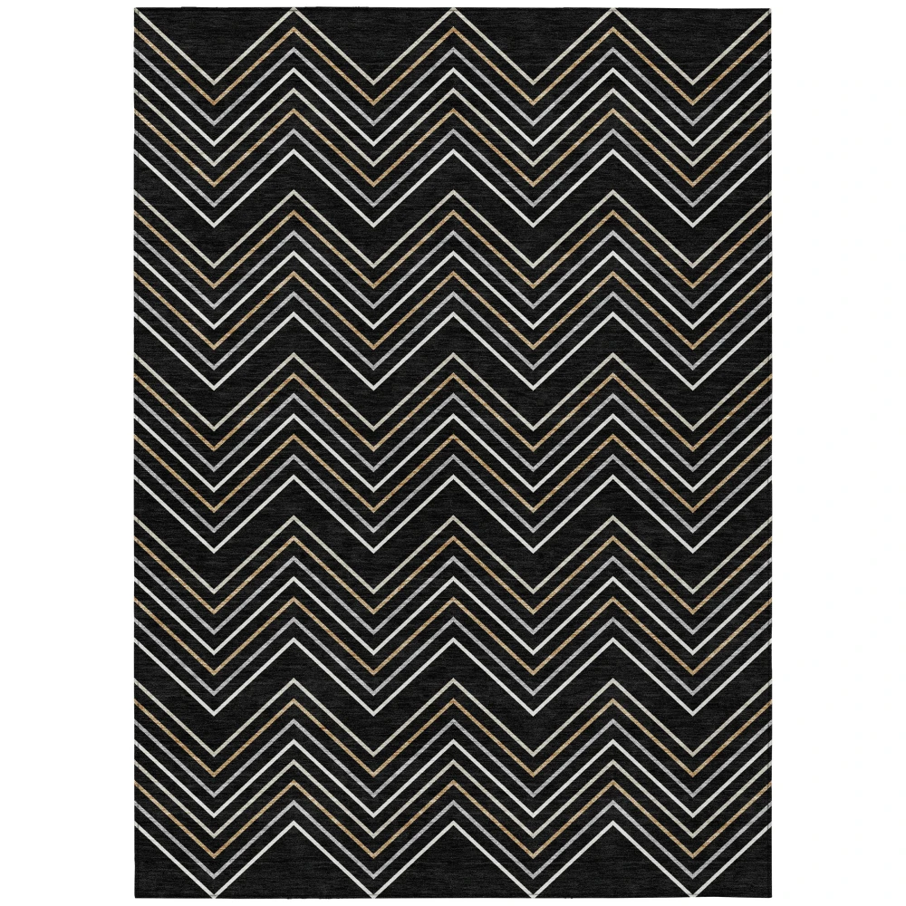 Chantille ACN2391 Black 8' x 10' Rug
