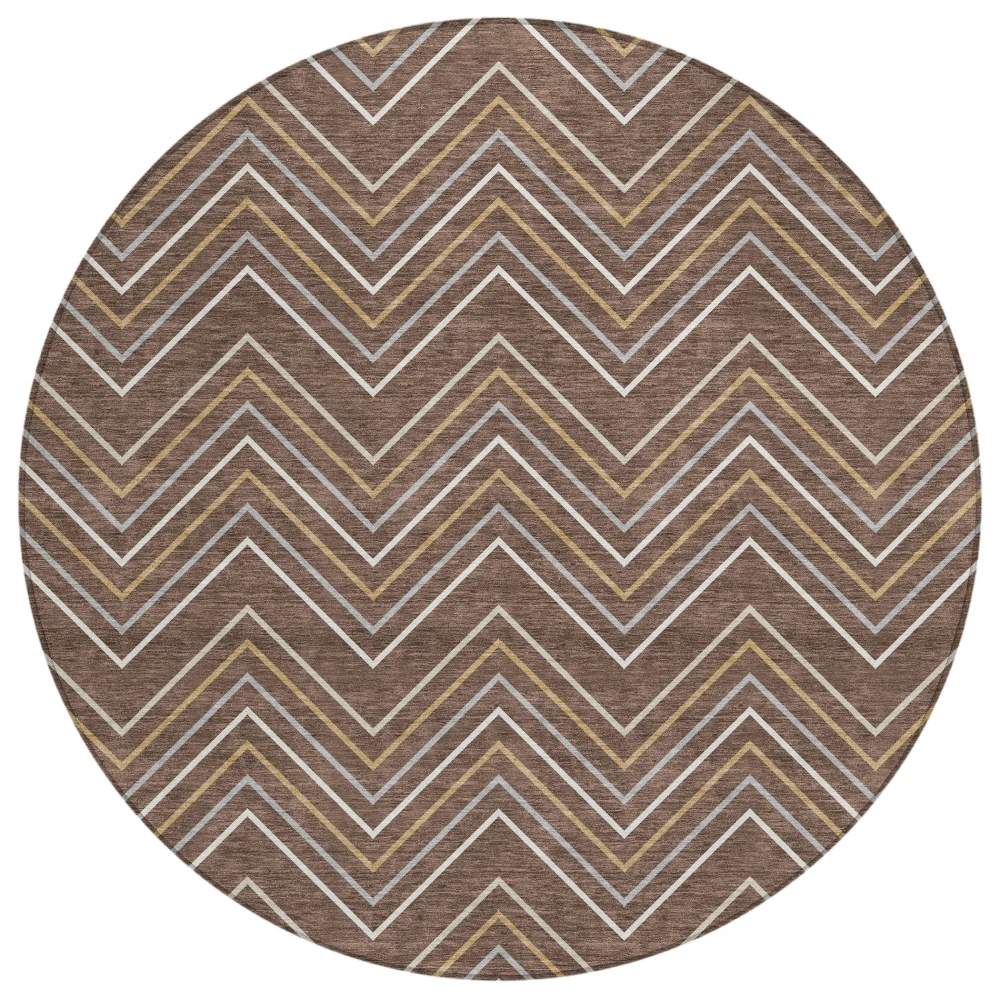 Chantille ACN2391 Brown 8' x 8' Rug