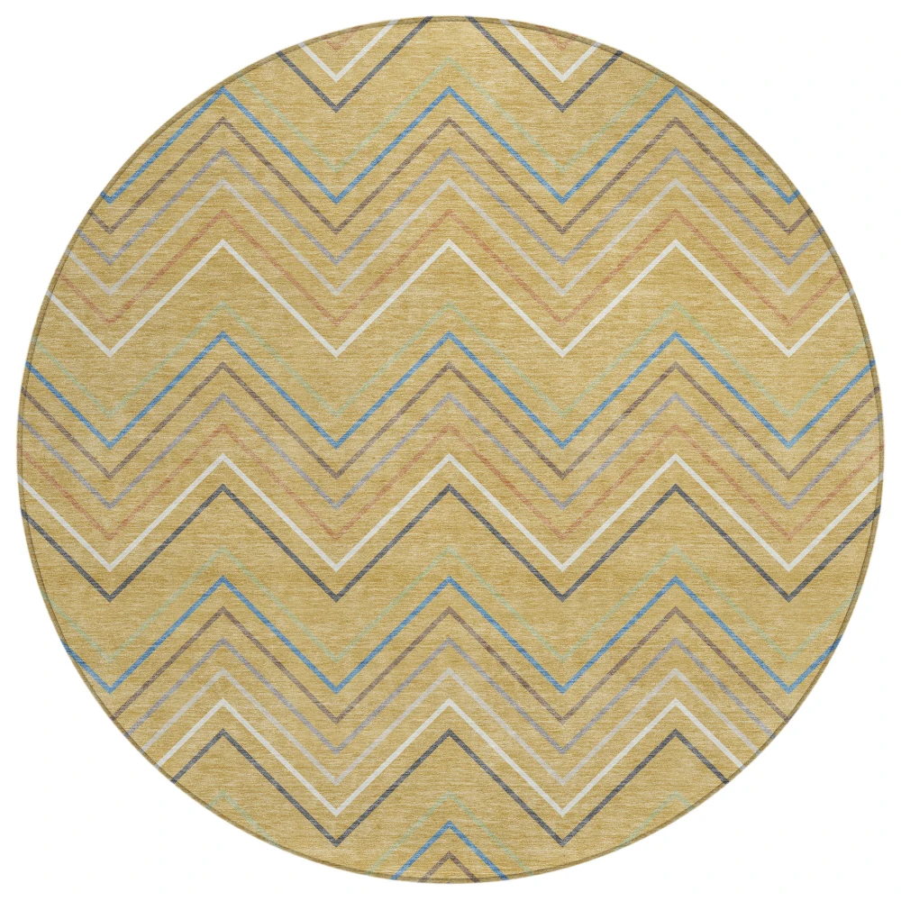Chantille ACN2392 Gold 8' x 8' Rug