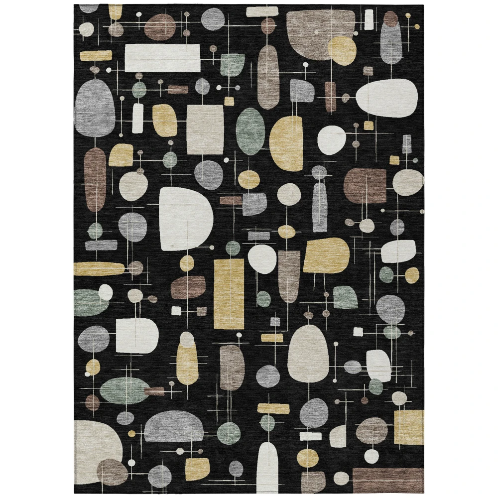 Chantille ACN2393 Black 3' x 5' Rug
