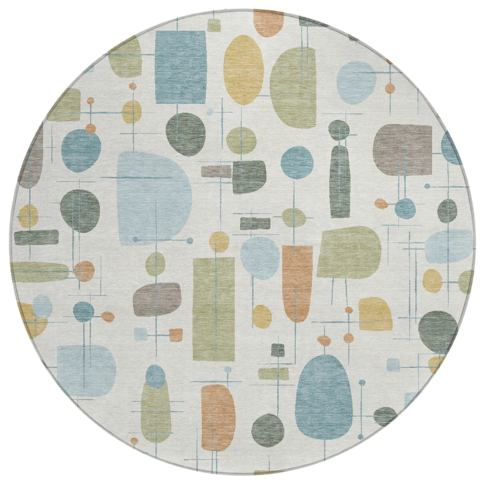 Chantille ACN2393 Ivory 8' x 8' Rug