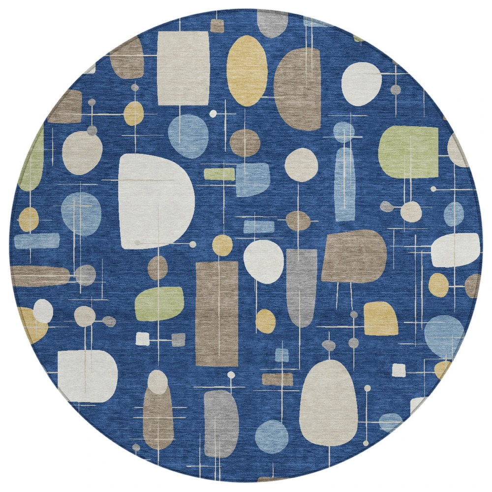 Chantille ACN2393 Navy 8' x 8' Rug