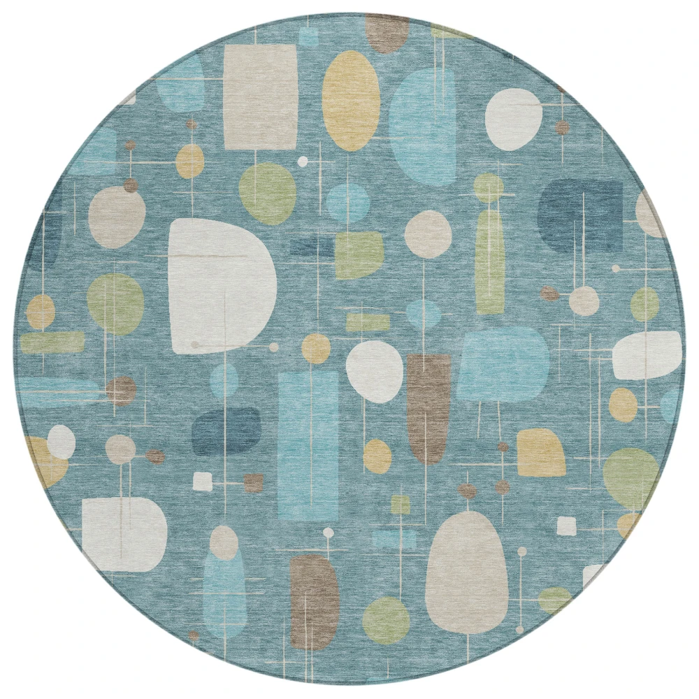 Chantille ACN2393 Teal 8' x 8' Rug