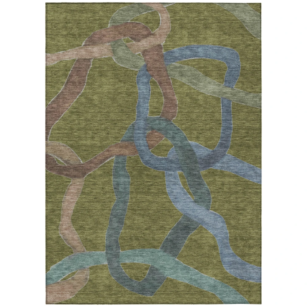 Chantille ACN2394 Olive 3' x 5' Rug
